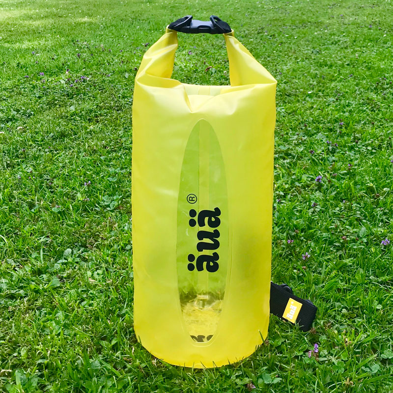 äuä® Dry Bag mit Fenster – Gelb – 2, 3 und 10 L